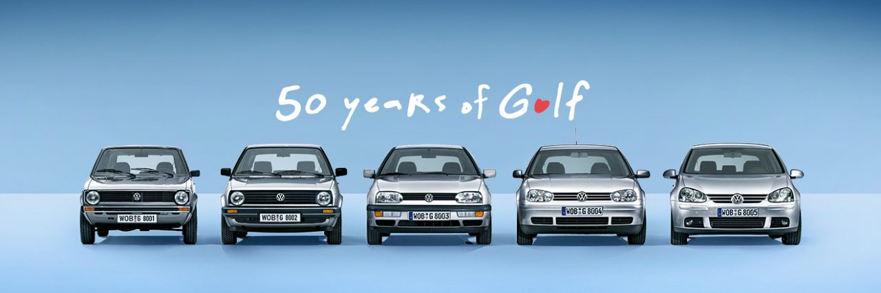 Moving generations - the Golf since 1974. Discover VW Classic Parts now.